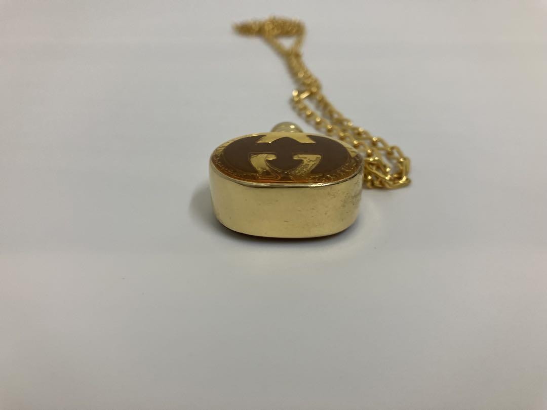 GUCCI Necklace Pendant Old Bottle Men's Accessory Authentic