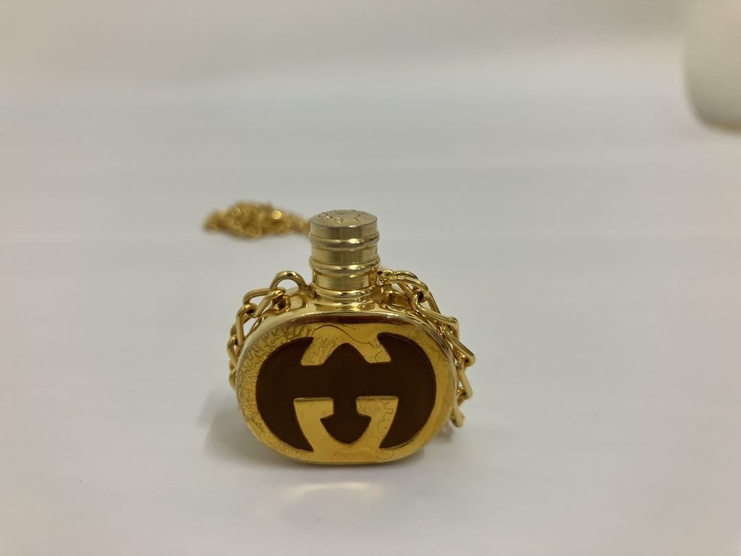 GUCCI Necklace Pendant Old Bottle Men's Accessory Authentic