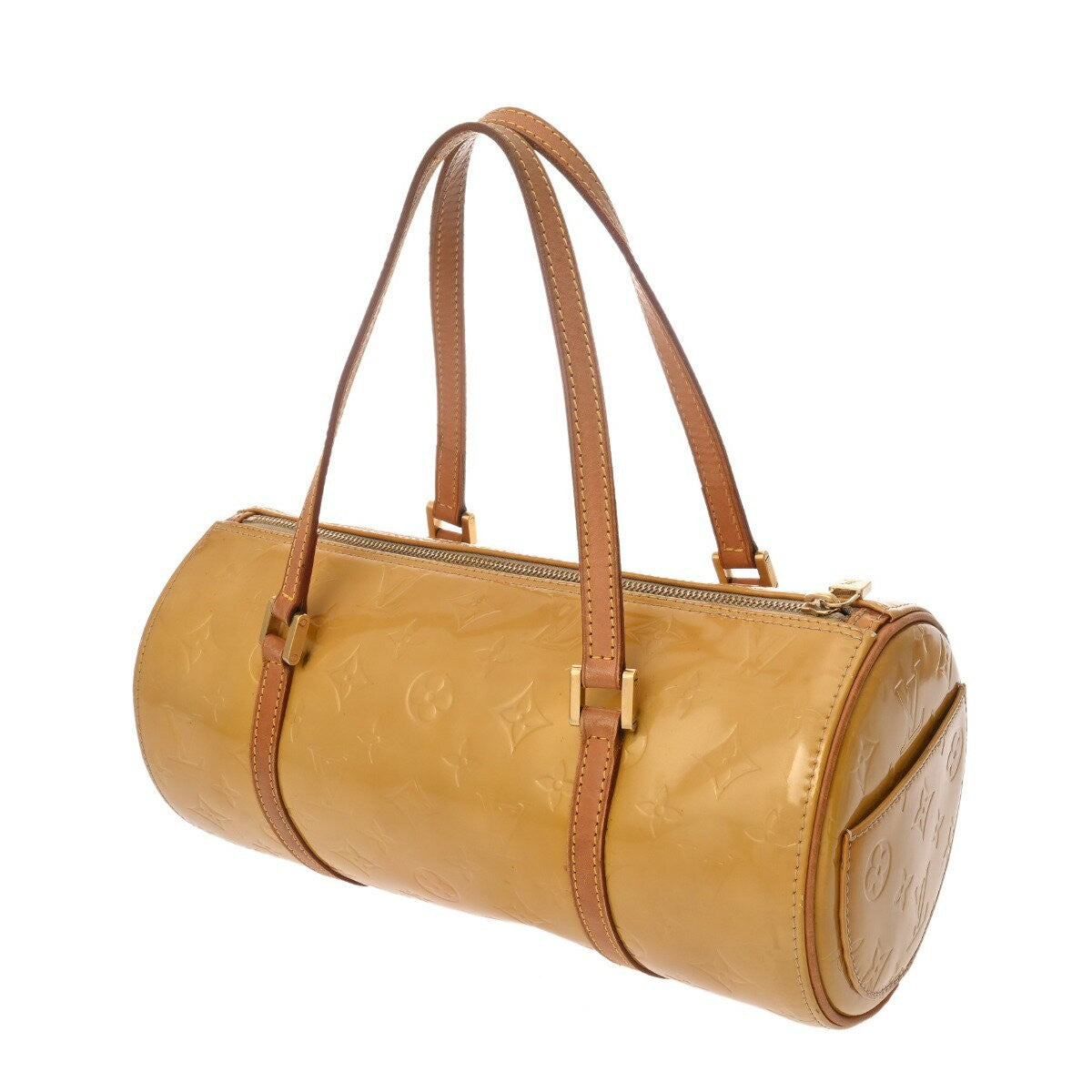 Louis Vuitton Hand Bag Tote Purse Monogram Beige Authentic