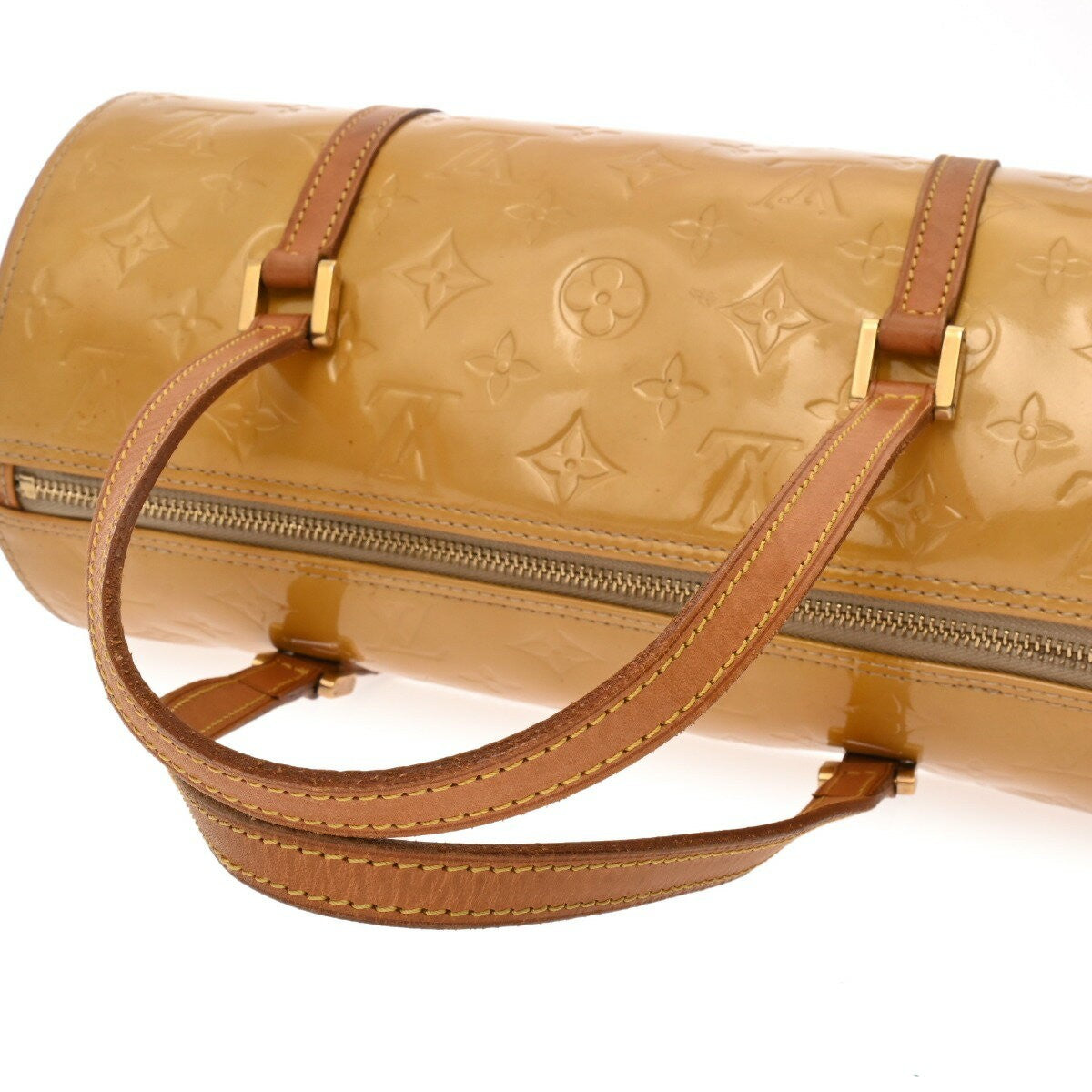 Louis Vuitton Hand Bag Tote Purse Monogram Beige Authentic
