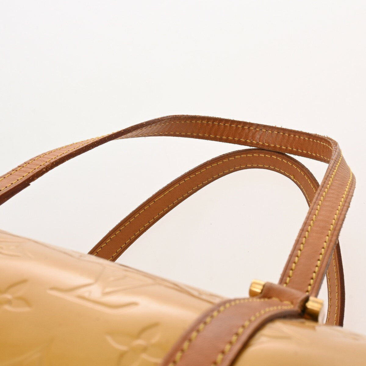 Louis Vuitton Hand Bag Tote Purse Monogram Beige Authentic