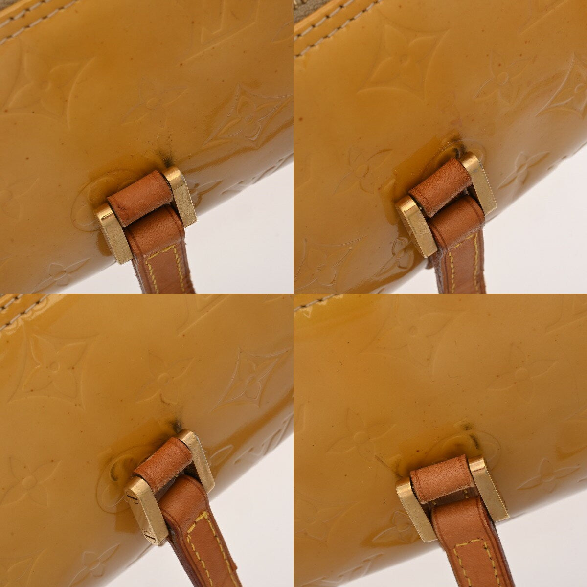 Louis Vuitton Hand Bag Tote Purse Monogram Beige Authentic