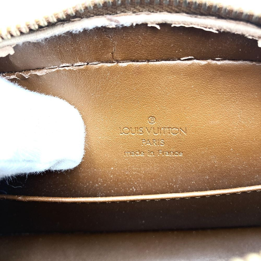 Louis Vuitton Shoulder Bag Purse Christy MM Vernis Gold Authentic