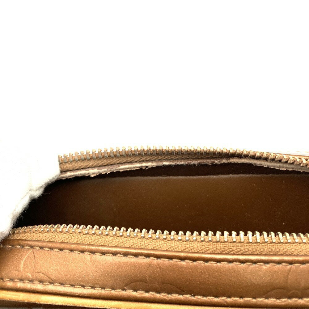 Louis Vuitton Shoulder Bag Purse Christy MM Vernis Gold Authentic
