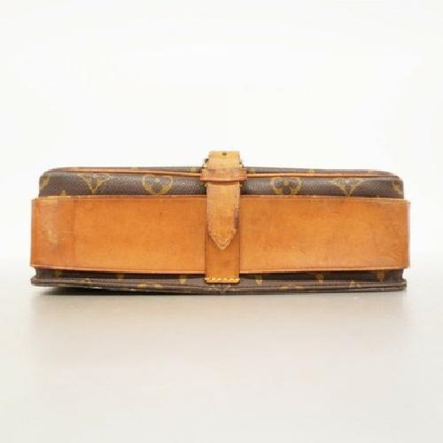 Louis Vuitton Shoulder Bag Purse Monogram M51252 Brown Authentic