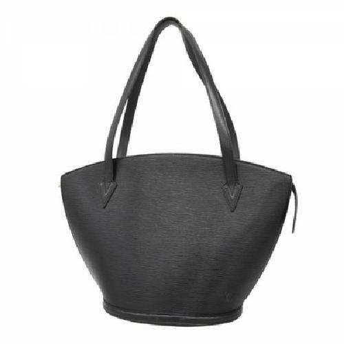 Louis Vuitton Shoulder Bag Purse Epi M52262 Noir Authentic