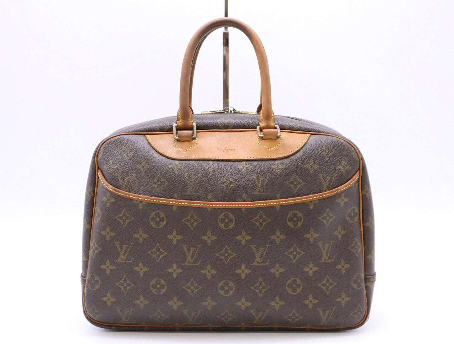 Louis Vuitton Hand Bag Tote Purse Monogram M47270 Brown Authentic