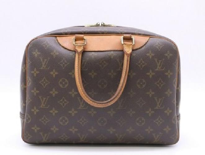 Louis Vuitton Hand Bag Tote Purse Monogram M47270 Brown Authentic