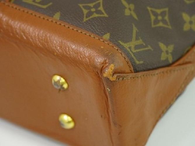Louis Vuitton Hand Bag Tote Purse Monogram M42425 Brown Authentic