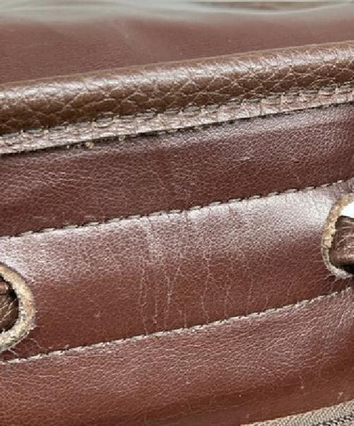 Longchamp Backpack Leather Brown Authentic