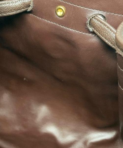 Longchamp Backpack Leather Brown Authentic
