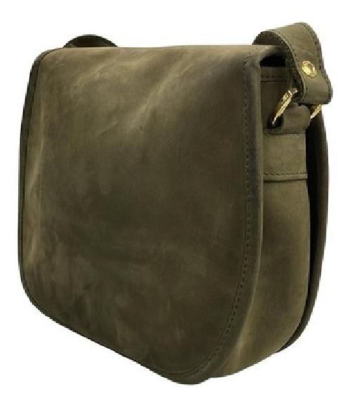 Longchamp Shoulder Bag Purse Khaki Authentic