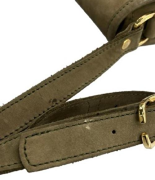Longchamp Shoulder Bag Purse Khaki Authentic