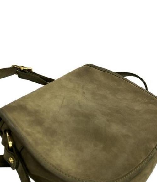 Longchamp Shoulder Bag Purse Khaki Authentic