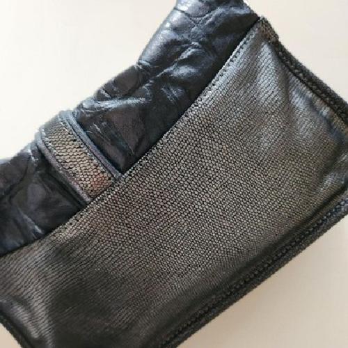 Longchamp Shoulder Bag Purse Chain Leather Authentic