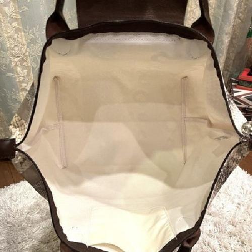 Longchamp Hand Bag Tote Purse Le Pliage Leather Authentic