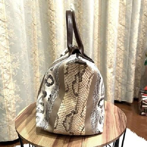 Longchamp Hand Bag Tote Purse Le Pliage Leather Authentic