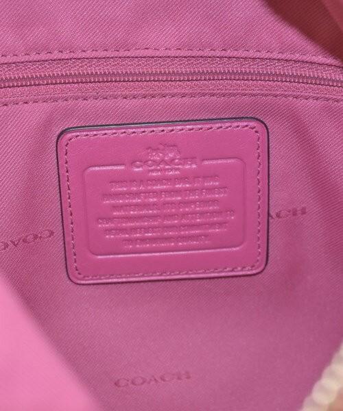 COACH Shoulder Bag Purse Pink Authentic
