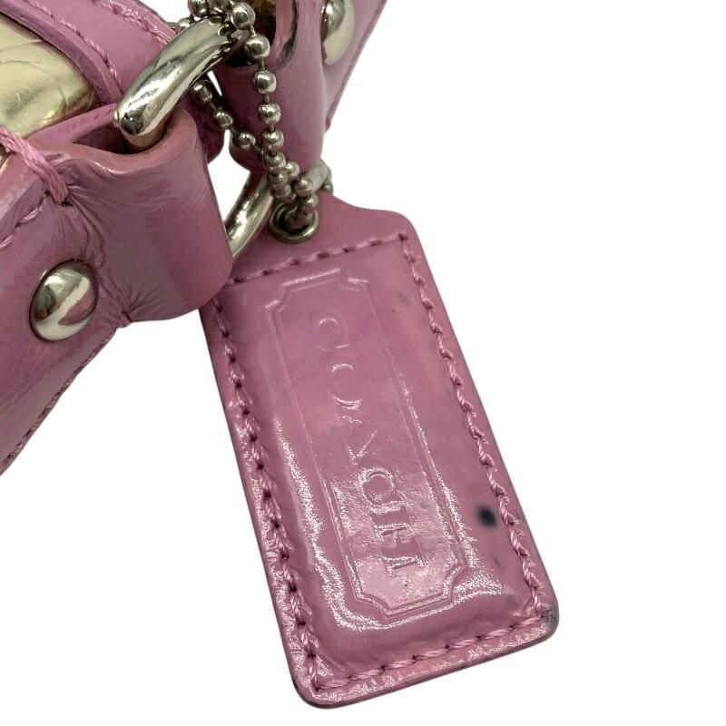 COACH Shoulder Bag Purse Signature 42481 Canvas Multicolor Authentic
