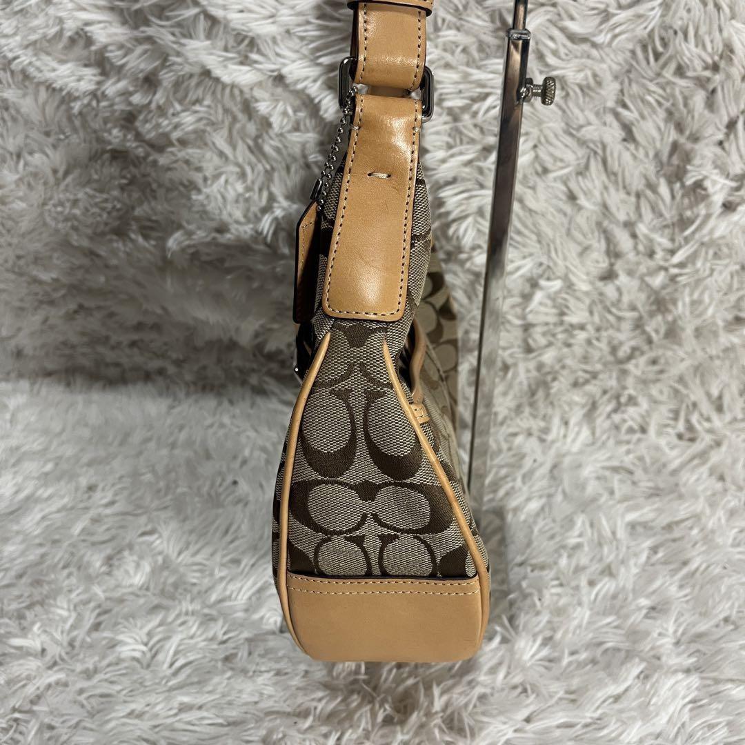 COACH Hand Shoulder Bag Tote Purse Signature 6363 Authentic