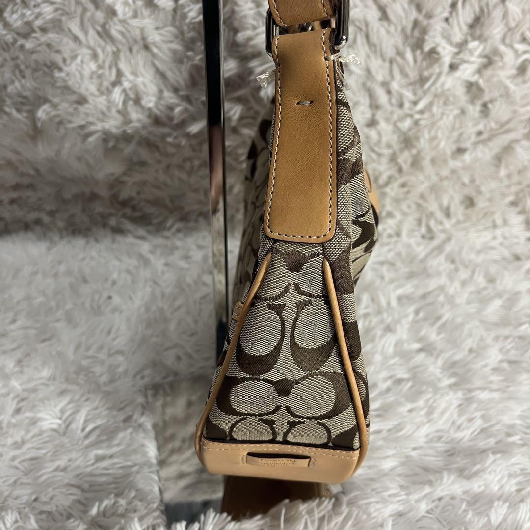 COACH Hand Shoulder Bag Tote Purse Signature 6363 Authentic