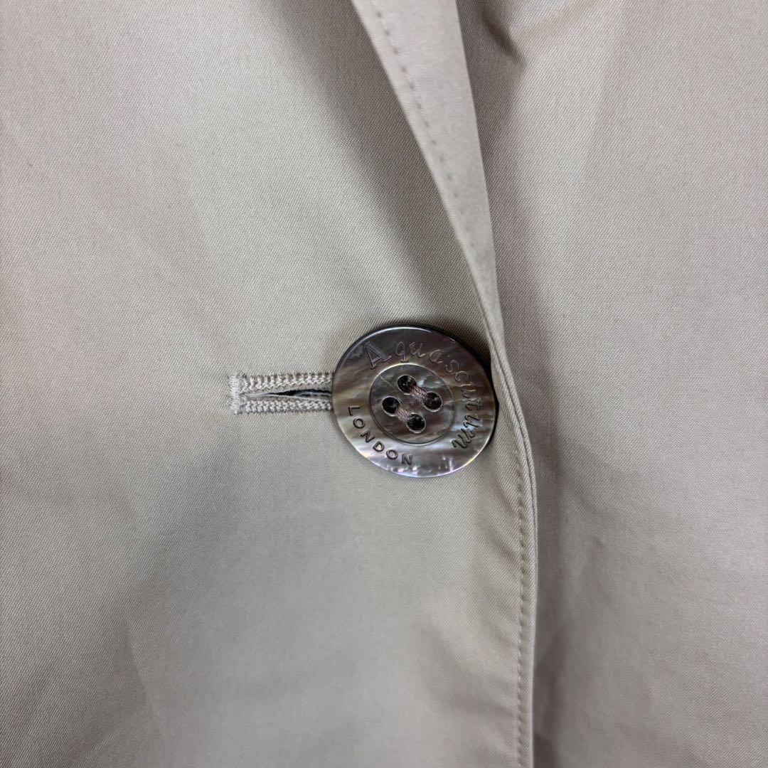 Aquascutum Tailored Jacket Asian fit M US size S Beige Authentic