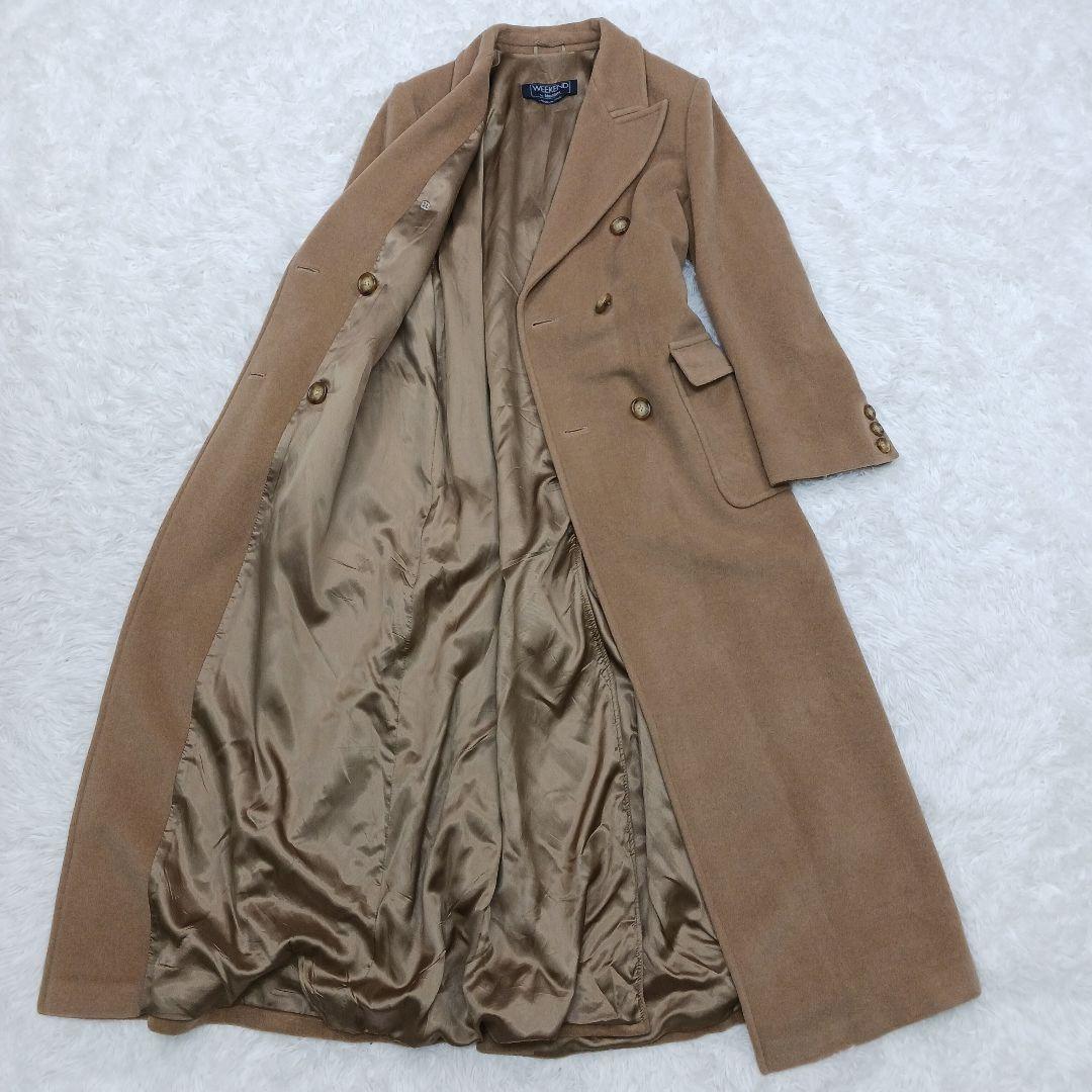 Weekend Max Mara Long Coat Asian fit XL 42 US size L Camel Authentic