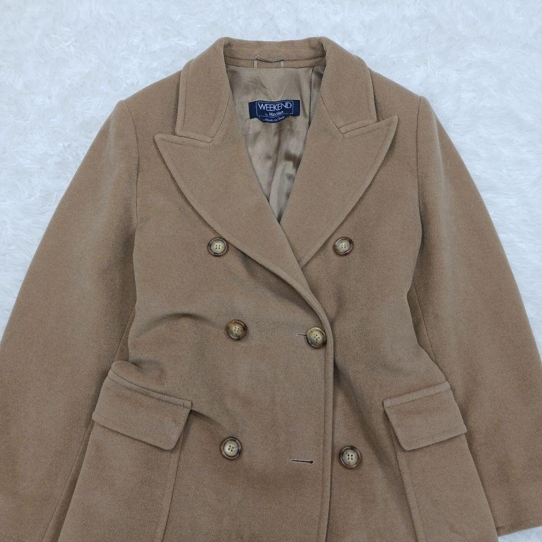 Weekend Max Mara Long Coat Asian fit XL 42 US size L Camel Authentic