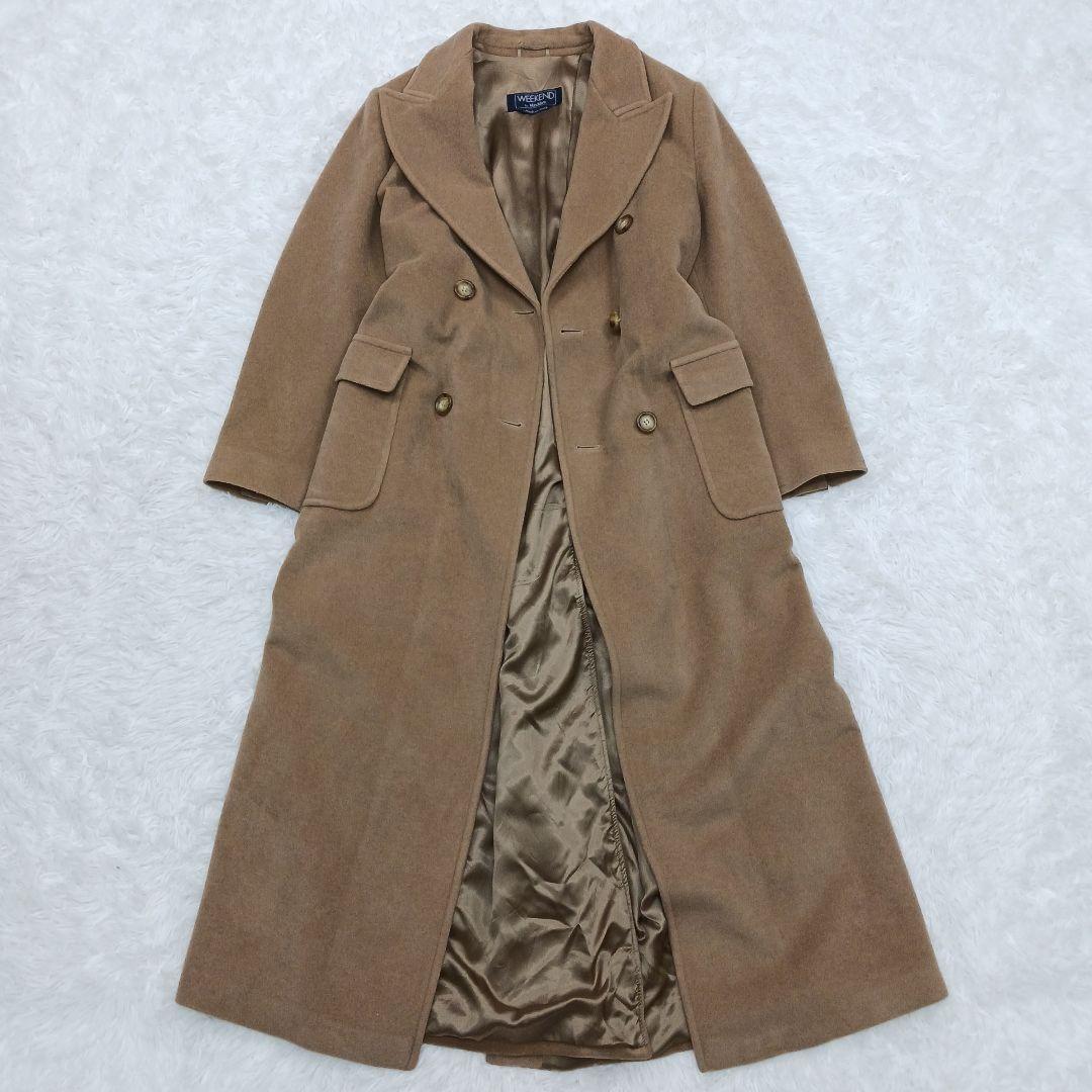 Weekend Max Mara Long Coat Asian fit XL 42 US size L Camel Authentic