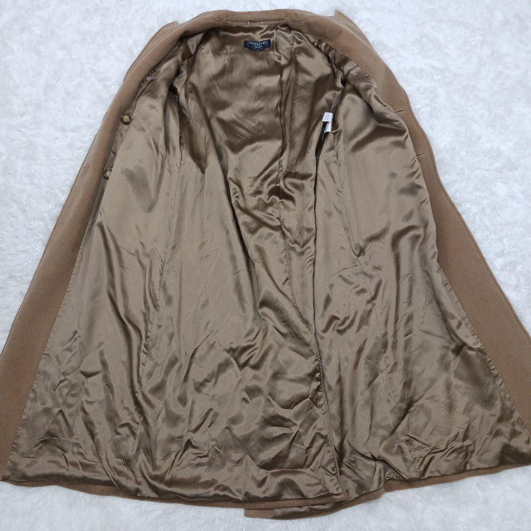 Weekend Max Mara Long Coat Asian fit XL 42 US size L Camel Authentic