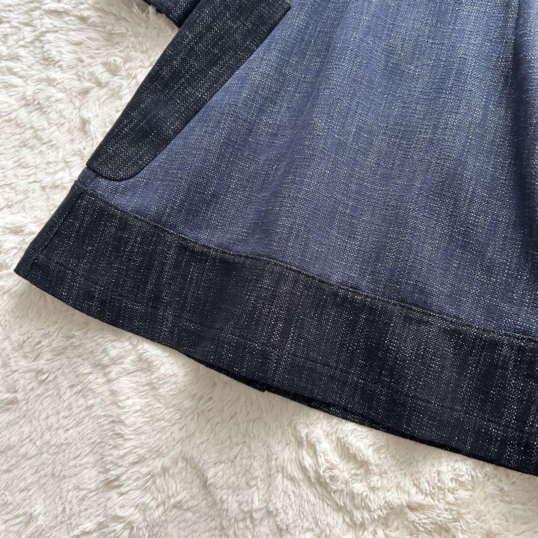 Max Mara SPORTMAX Long Coat Asian fit L 40 US size M Navy Blue Authentic