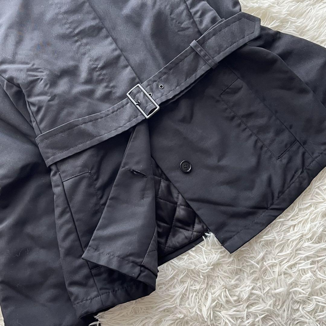Max Mara SPORT MAX Short Coat Asian fit L 40 US size M Black Authentic