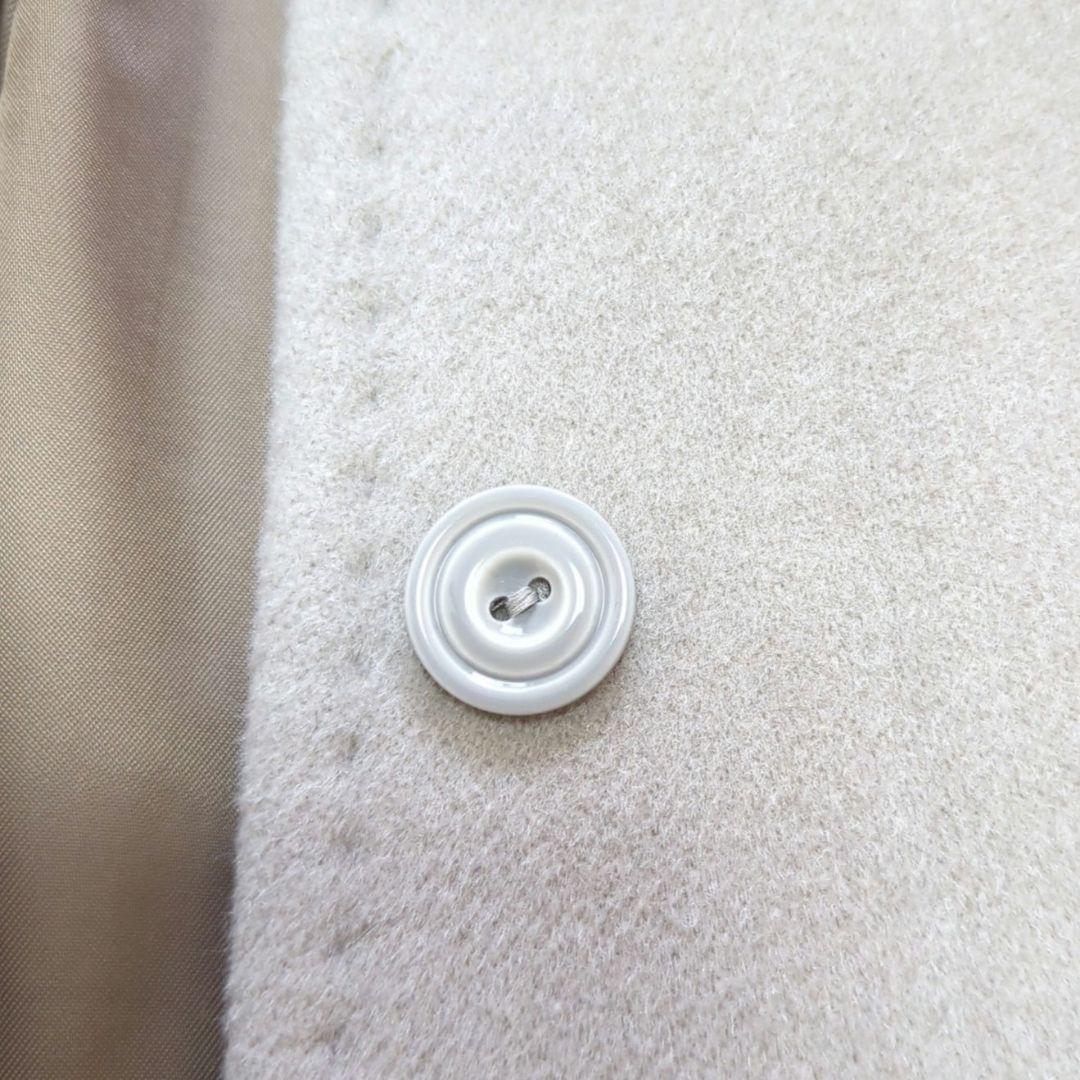Max Mara STUDIO Long Coat Asian fit M 38 US size S Beige Authentic