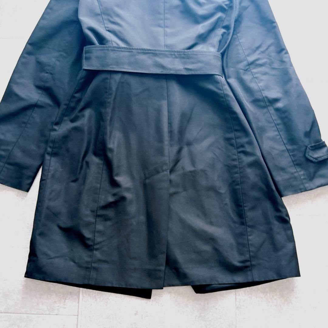 Max Mara Max&co Trench Coat Asian fit L 40 US size M Black Authentic