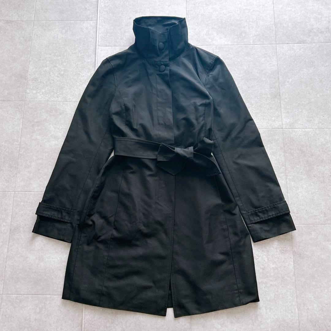 Max Mara Max&co Trench Coat Asian fit L 40 US size M Black Authentic
