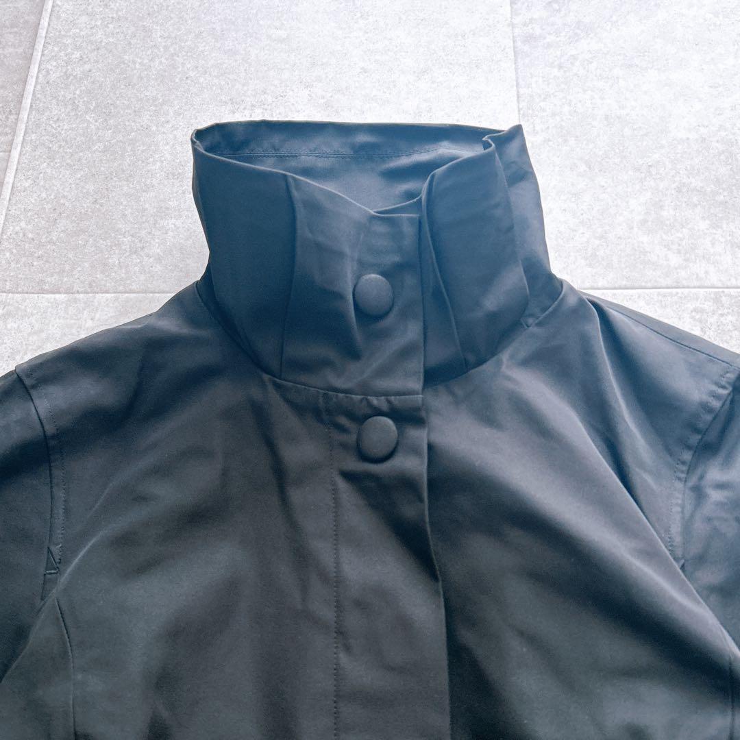 Max Mara Max&co Trench Coat Asian fit L 40 US size M Black Authentic
