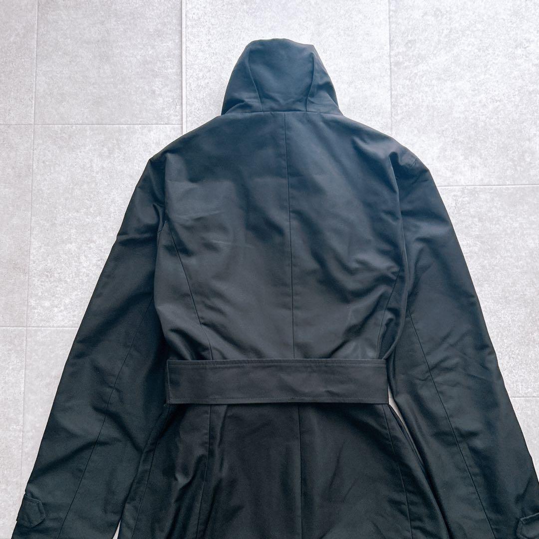 Max Mara Max&co Trench Coat Asian fit L 40 US size M Black Authentic