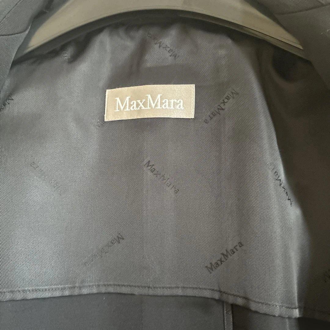 Max Mara Trench Coat Asian fit M US size S Black Authentic