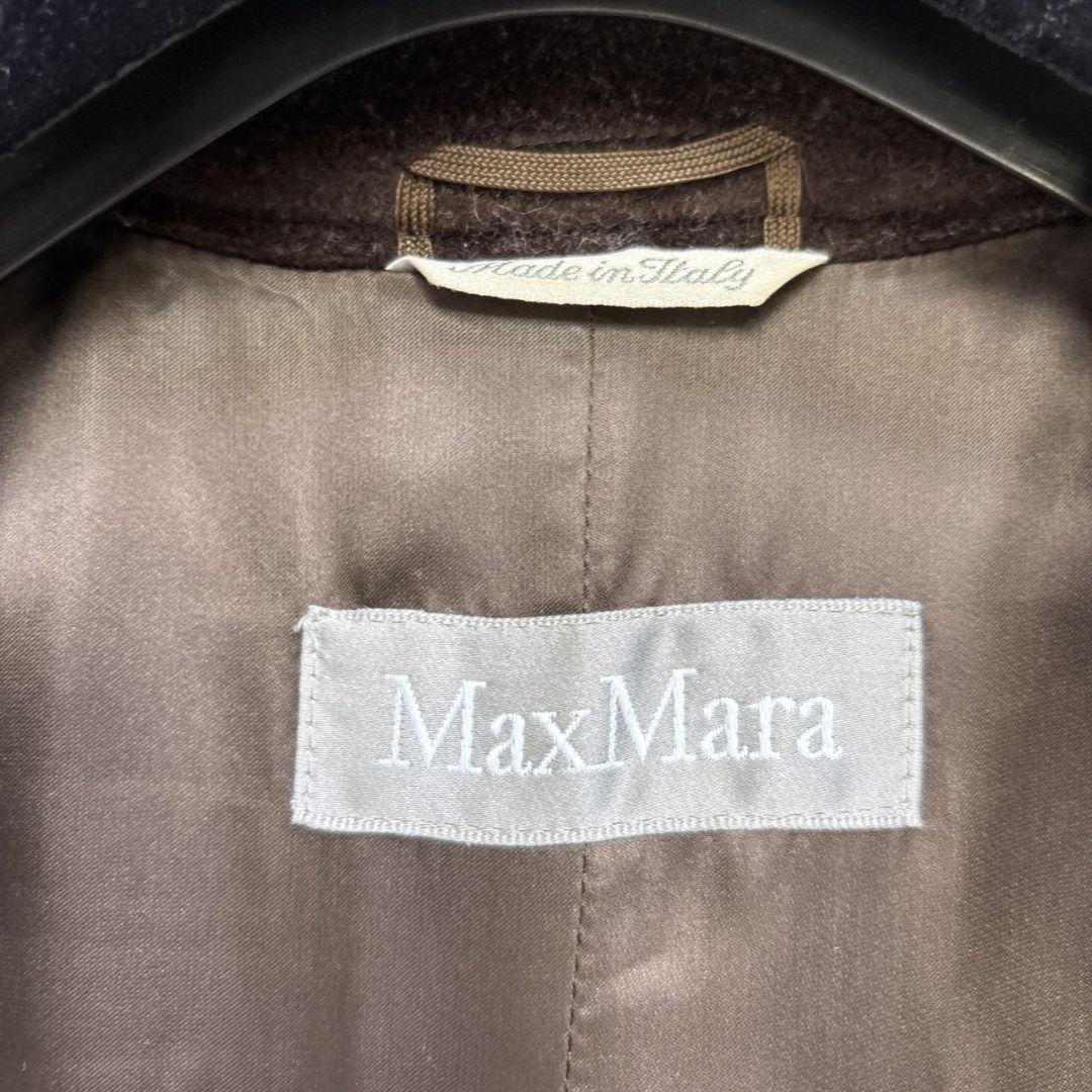 Max Mara Long Coat Asian fit M 38 US size S Brown Authentic