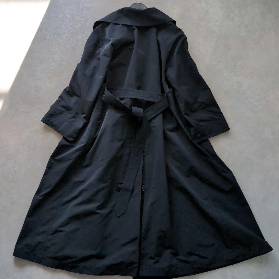 Max Mara Trench Coat Asian fit XL 42 US size L Navy Authentic