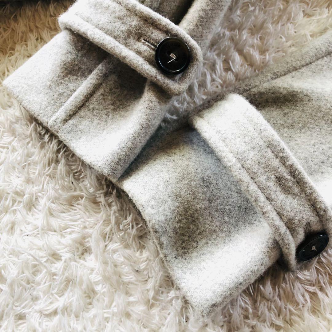 Weekend Max Mara Long Coat Asian fit L 40 US size M Gray Authentic