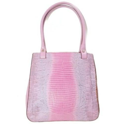 Salvatore Ferragamo Hand Bag Tote Purse Leather Purple Authentic