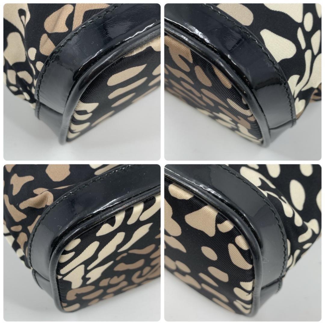Salvatore Ferragamo Hand Tote Purse Vanity Vara Ribbon Black White Beige Brown