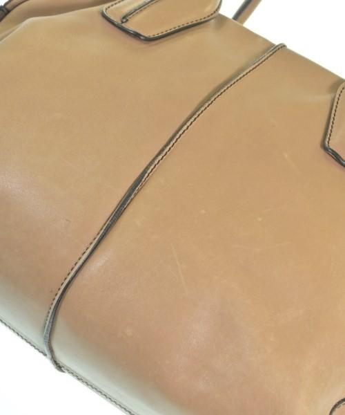 TOD'S Hand Shoulder Bag Tote Purse D-Styling 2way Leather Beige Authentic