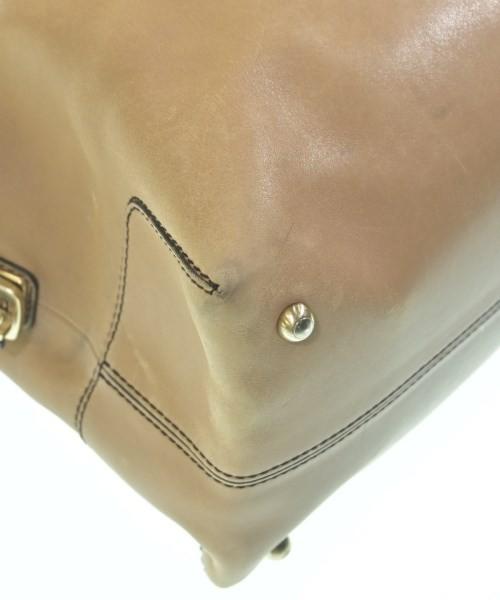 TOD'S Hand Shoulder Bag Tote Purse D-Styling 2way Leather Beige Authentic
