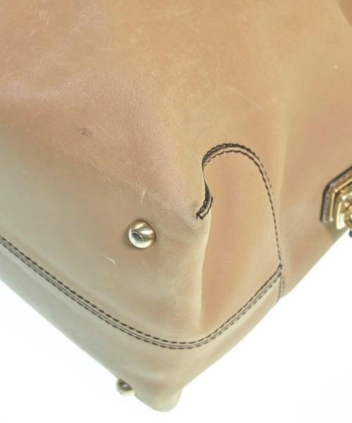 TOD'S Hand Shoulder Bag Tote Purse D-Styling 2way Leather Beige Authentic