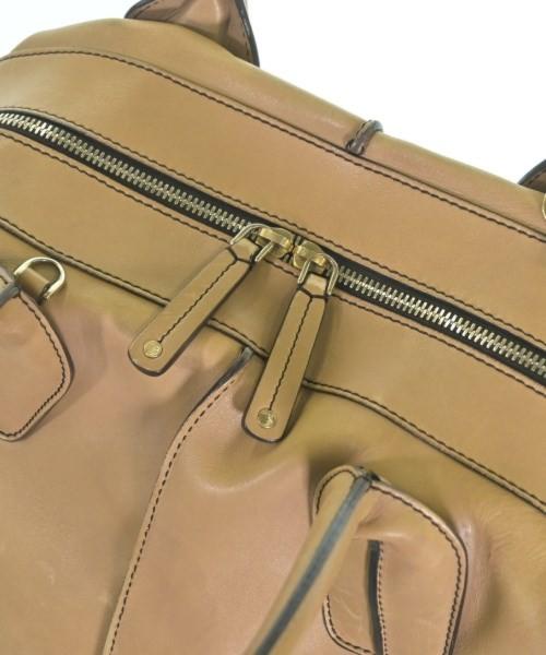 TOD'S Hand Shoulder Bag Tote Purse D-Styling 2way Leather Beige Authentic