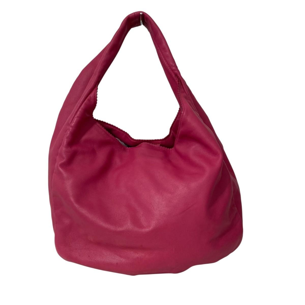 LOEWE Hand Bag Tote Purse Anagram Pink Authentic