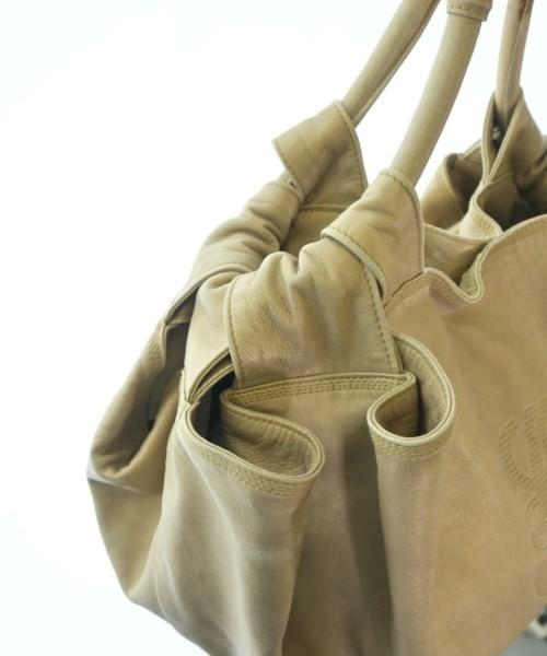 LOEWE Hand Bag Tote Purse Aire Anagram Gold Authentic