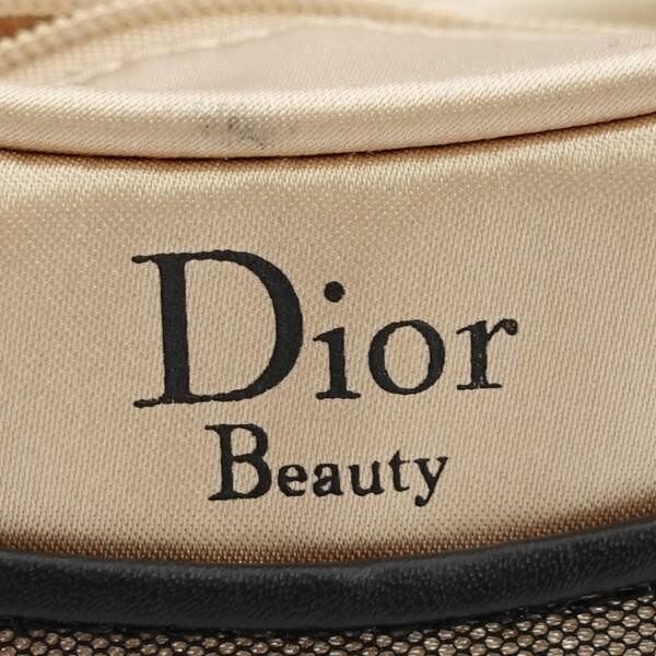 Christian Dior Mini Shoulder Bag Purse Gold Black Authentic